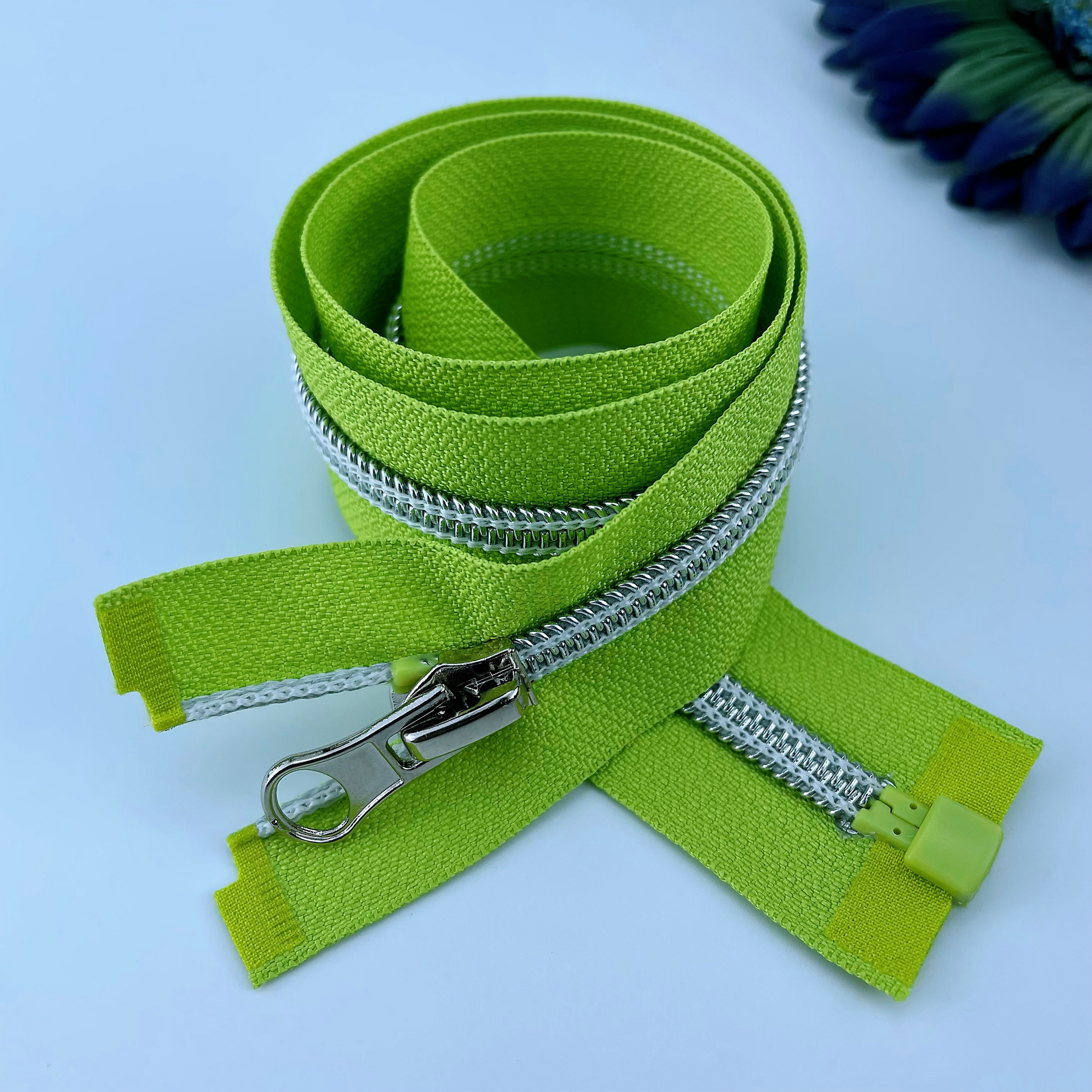 Tape Pulls Slider Zip for Sewing Fix Zipper Zips for Dresses NO.5 Nylon Zipper Long Chain Lace and Polyester Full Zip 3m