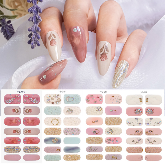 Asianail 2023 Full Cover Nails Polish Designer Self Adhesive  Nail Stickers Decoration