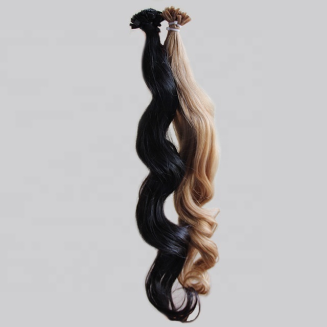 Best Quality Keratin-Tipped 100% Natural Remy Virgin Human Hair Quick Shipping Q