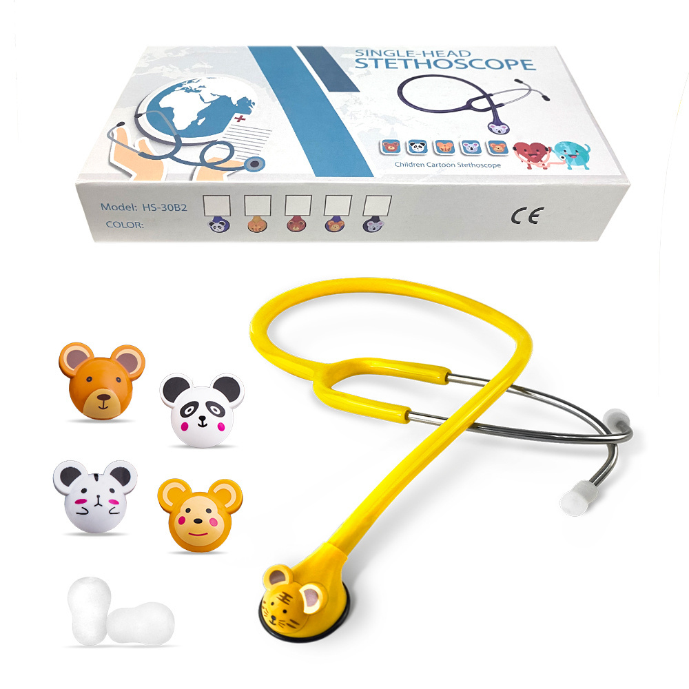 HONSUN HS-30Q Medical Home Care Colored Single Head Kid-friendly Cartoon Pediatrics Stethoscope