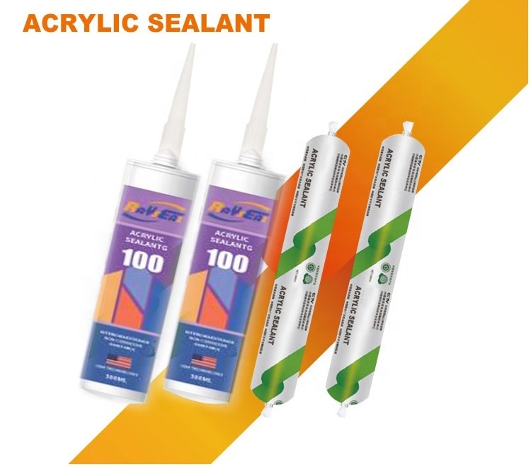 Acrylic Sealant 300Ml Anti-Crack Waterproof Rain Proof Window Caulking Weatherproof Neutral Toilet Sealant