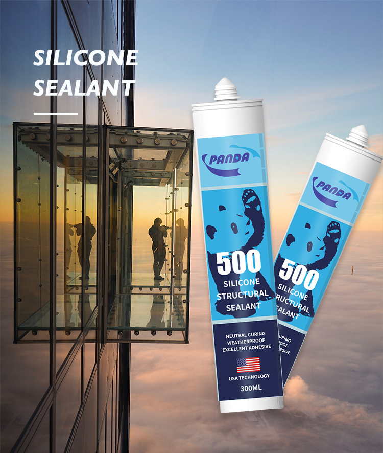 silicone sealant uae silicon sealant clear odorless 300ml high temperature Waterproof Silicone Mixed 500