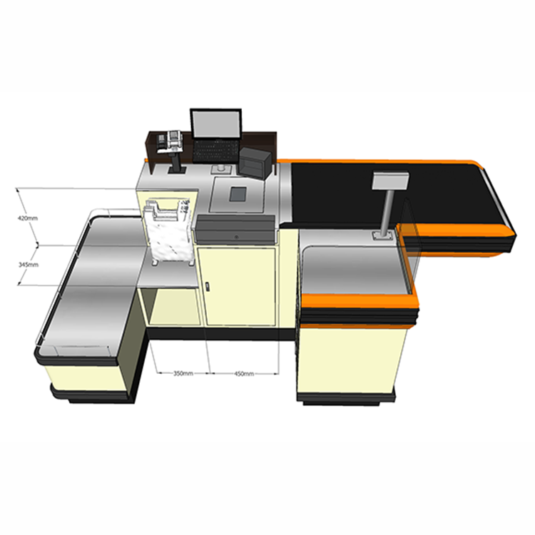 Manufacture retail check out counters Sold On Alibaba