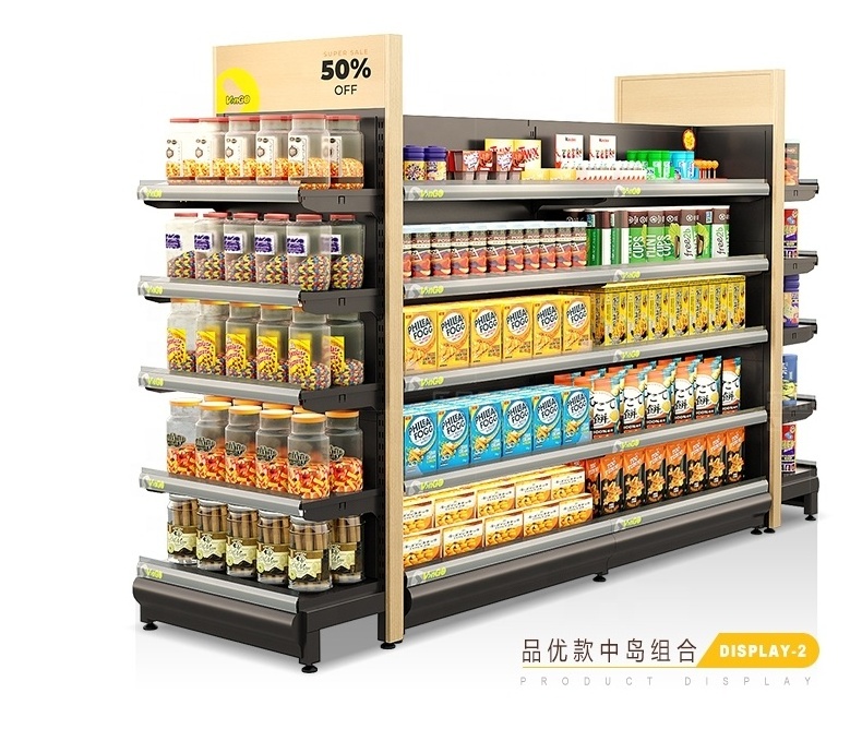 2022 new design supermarket equipment store shop fitting display shelves for retail