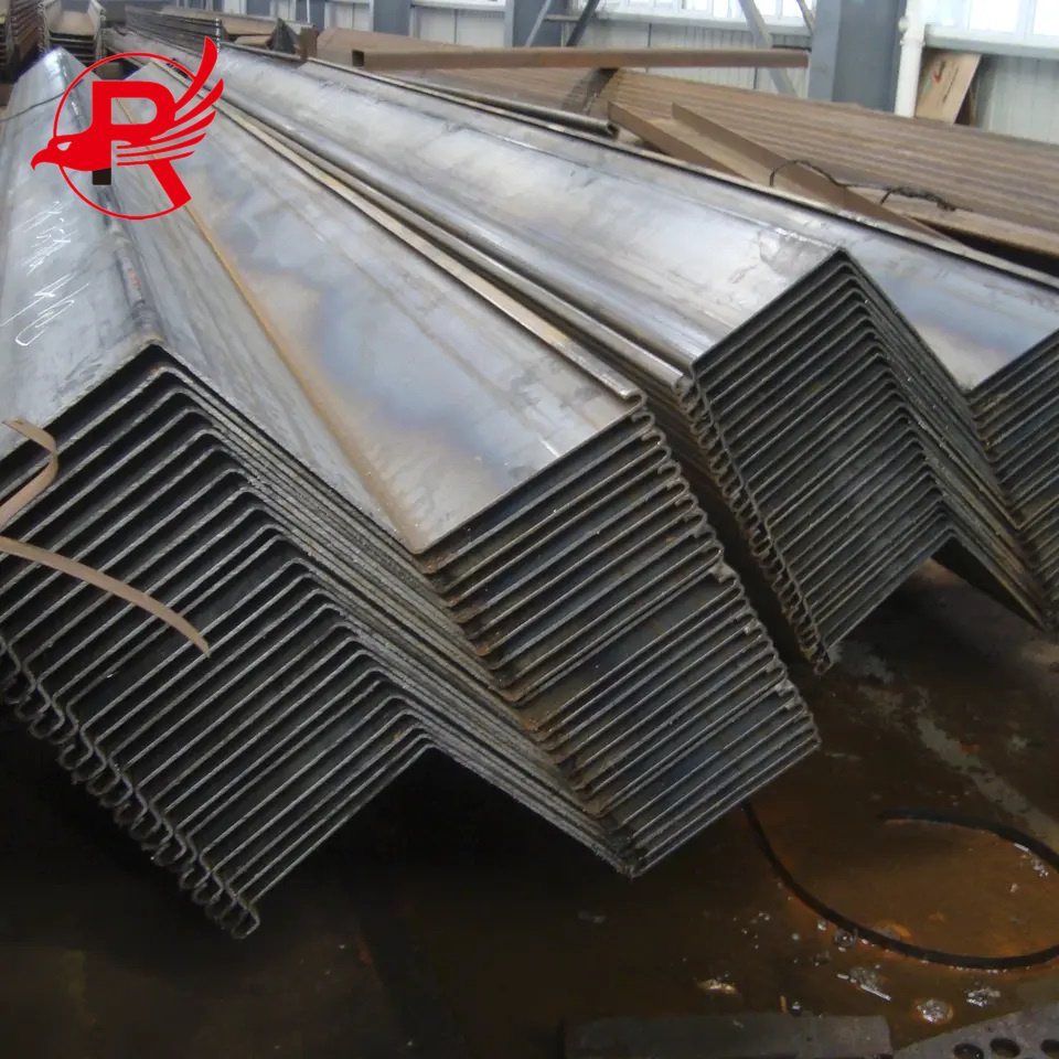 Hot Sale Z type Carbon Steel Sheet Pile for Construction of Bulkheads and Seawalls