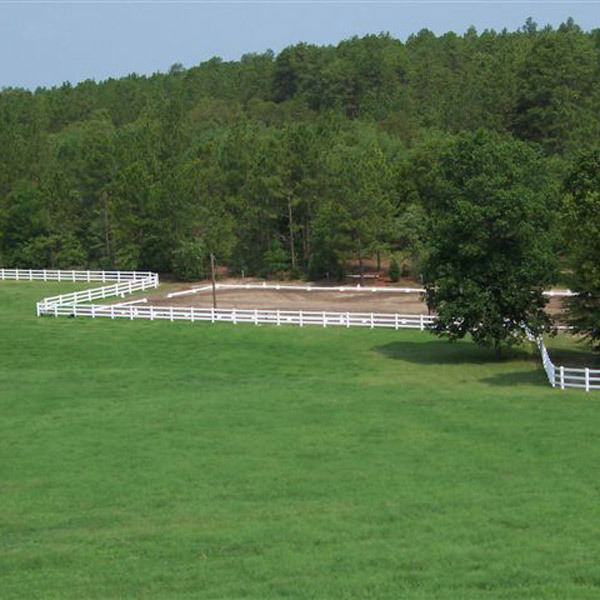 cheap hard unbreakable pvc flex rail horse fence used horse fence for sale 4 ft x 8 ft 3 rail horse vinyl fence