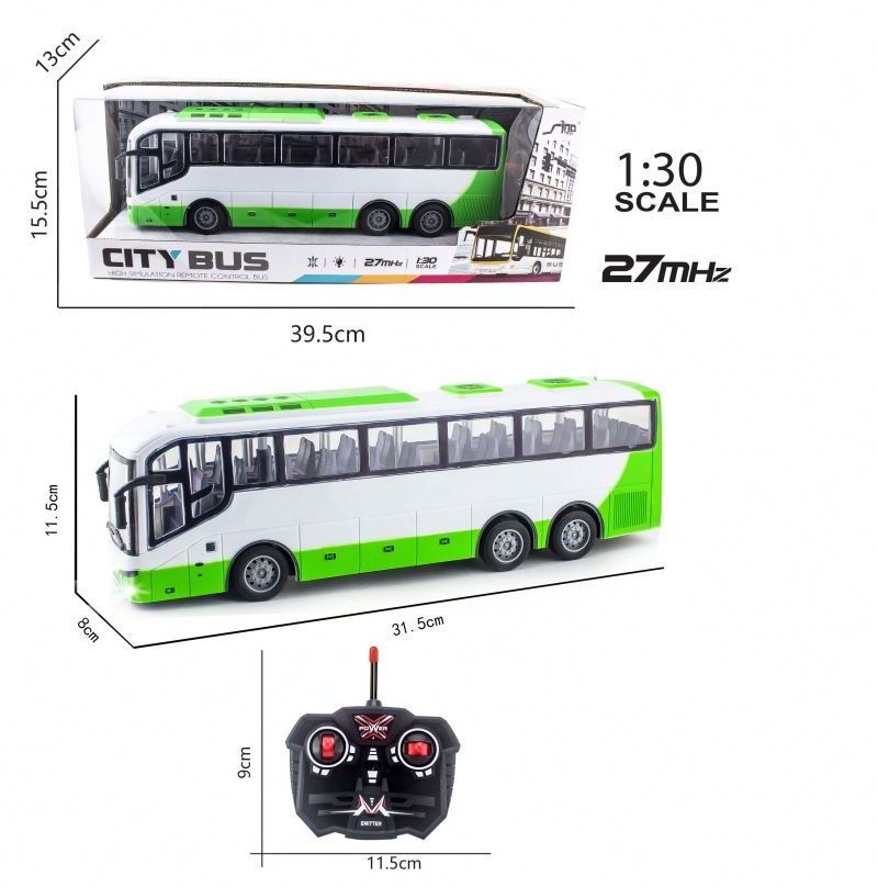 Best Selling High Quality 4ch Radio Control Car RC Modeling Kids Toy Bus