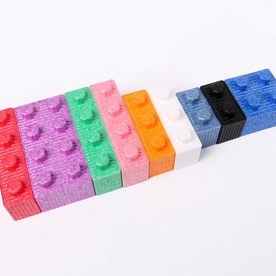 Customized Eco-friendly Colorful EPP Educational Building Soft Blocks 50 Color Box Unisex Foam Bricks Block Set Kids Toy Foam