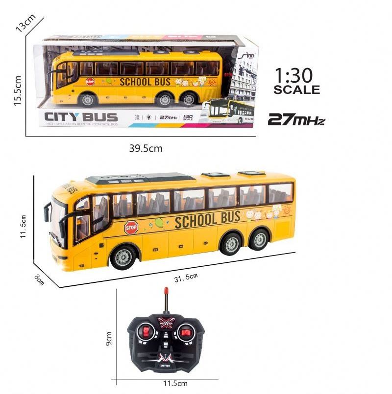 Best Selling High Quality 4ch Radio Control Car RC Modeling Kids Toy Bus