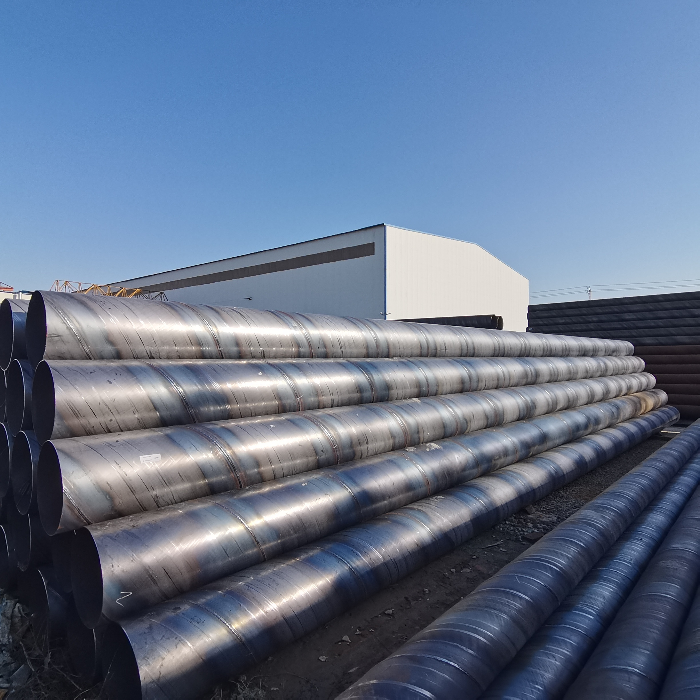 Large diameter corrugated culvert pipe 36 inch spiral steel pipe carbon steel welding pipe