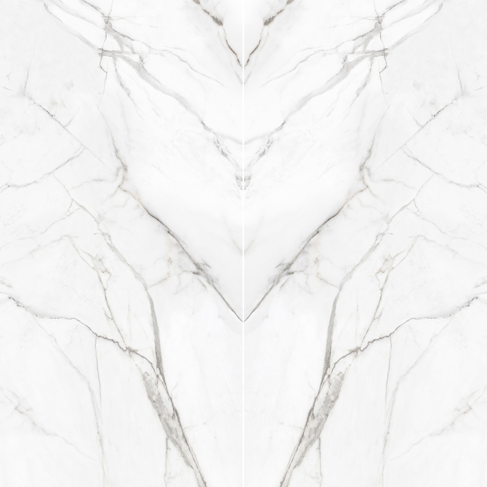 Piedra sinterizada 6mm marble look slab calacatta white 1200x2700mm porcelain slab for wall and floor decoration