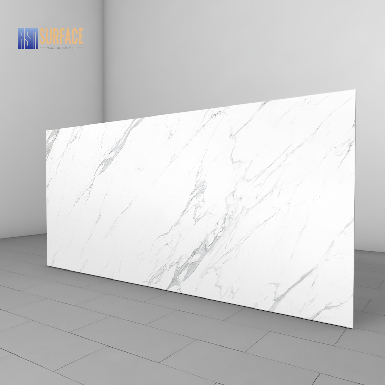 Wholesale silky surface large size statuario white 3200*1600*12mm large format porcelain slab