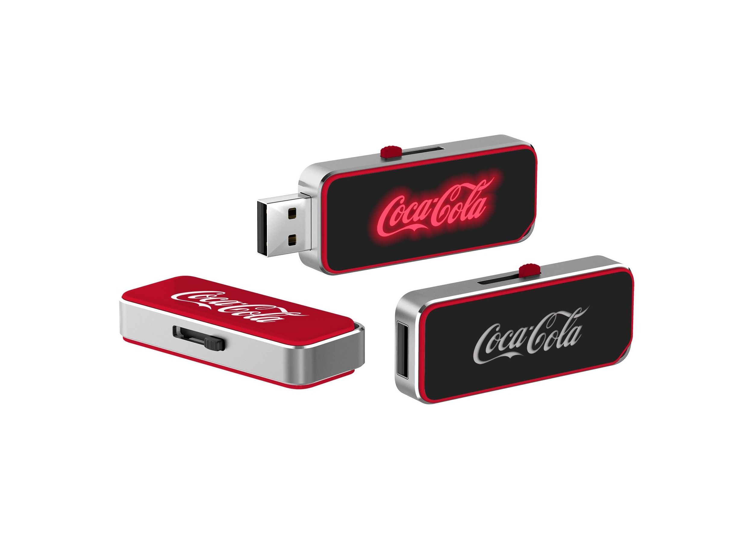 New arrival LED customize logo 64GB USB Flash Drive 32GB USB KEY