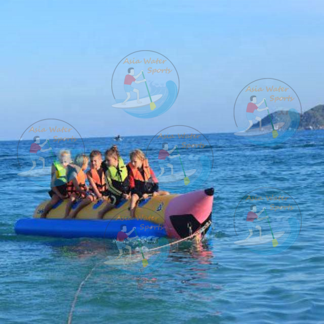 10 Riders In-line Water Banana Boat Flyfish Ski Tube Inflatable Towable Boat for Beach Jet Ski