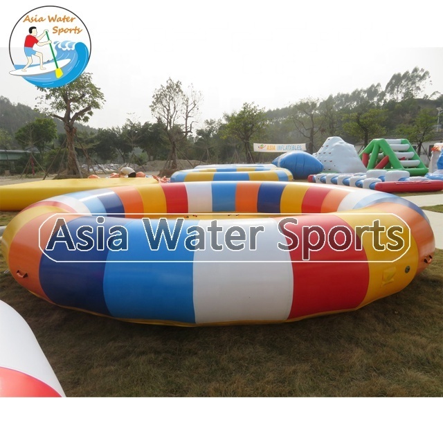 10 Seats Water Towable Ski Tube Inflatable Water Disco Boat For Water Play Equipment