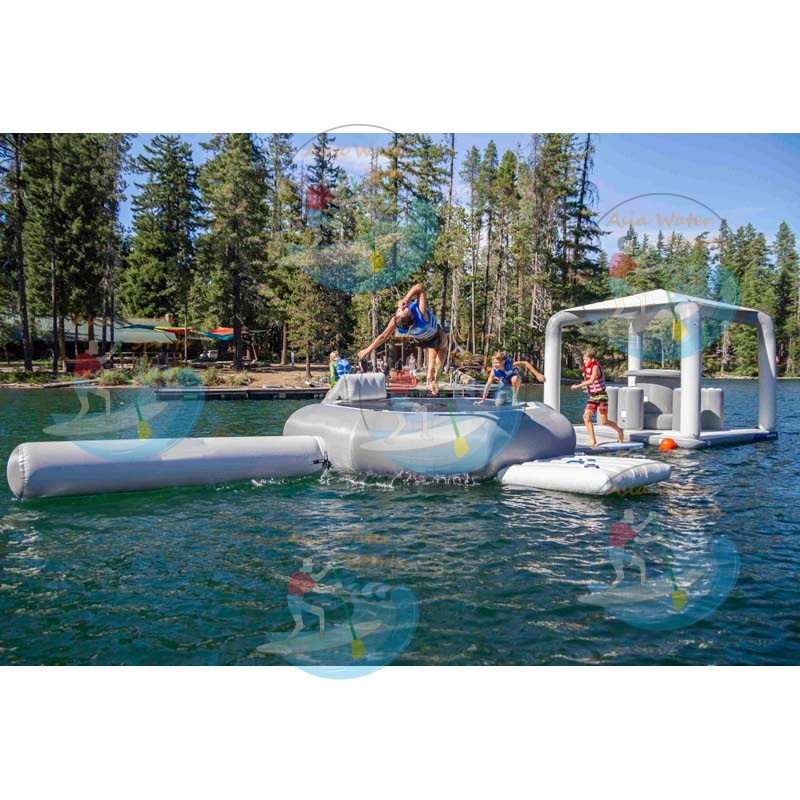 New Style Inflatable Mini Floating Water Park Inflatable Lake Park Aqua Park For Sale