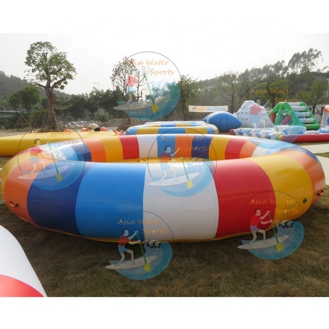 10 Seats Water Towable Ski Tube Inflatable Water Disco Boat For Water Play Equipment