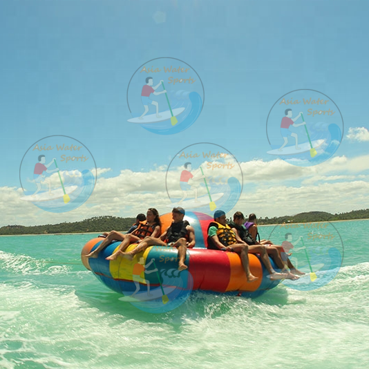 Inflatable Disco Boat Motorized Water Toy , Sea Inflatable Semi Boat , Aqua Twister Inflatable Spinner Water Boat