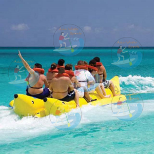 10 Riders In-line Water Banana Boat Flyfish Ski Tube Inflatable Towable Boat for Beach Jet Ski