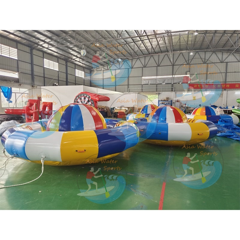 Commercial UFO Aqua Twister Ski Tube Inflatable Water Rotating Disco Boat Spinning Towable Boat