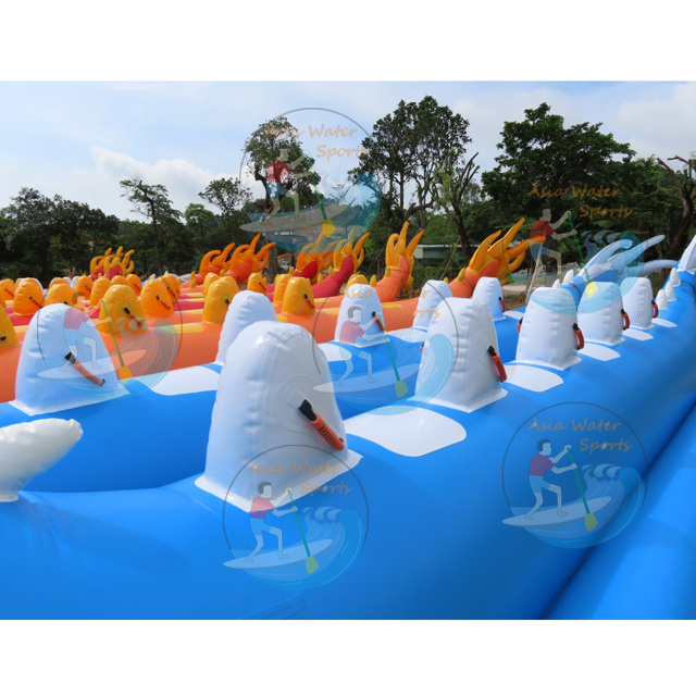 Hot sale inflatable banana boat, toy towable banana boat for water sport game, water park toys dragon boat best price