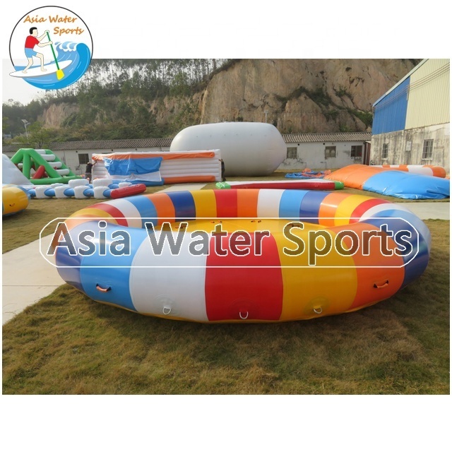 10 Seats Water Towable Ski Tube Inflatable Water Disco Boat For Water Play Equipment