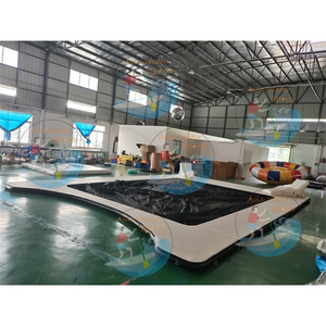 Floating Anti Jellyfish Pool Inflatable Boat Pool Inflatable Swimming Pool With Anti Jellyfish net