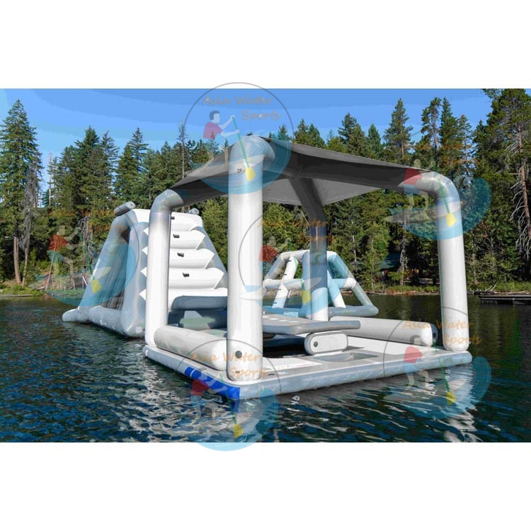 New Style Inflatable Mini Floating Water Park Inflatable Lake Park Aqua Park For Sale