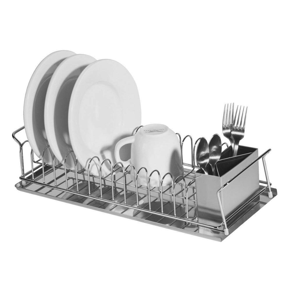 Stainless steel kitchen small dish rack wire Metal dish drying rack