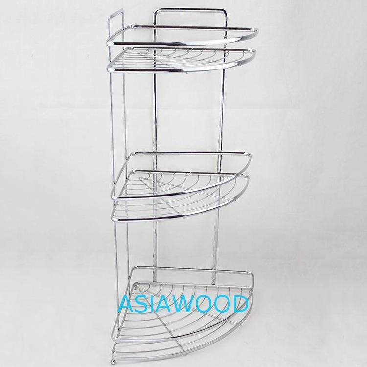 Best quality shower bathroom corner rack metal wall hanging shampoo caddy