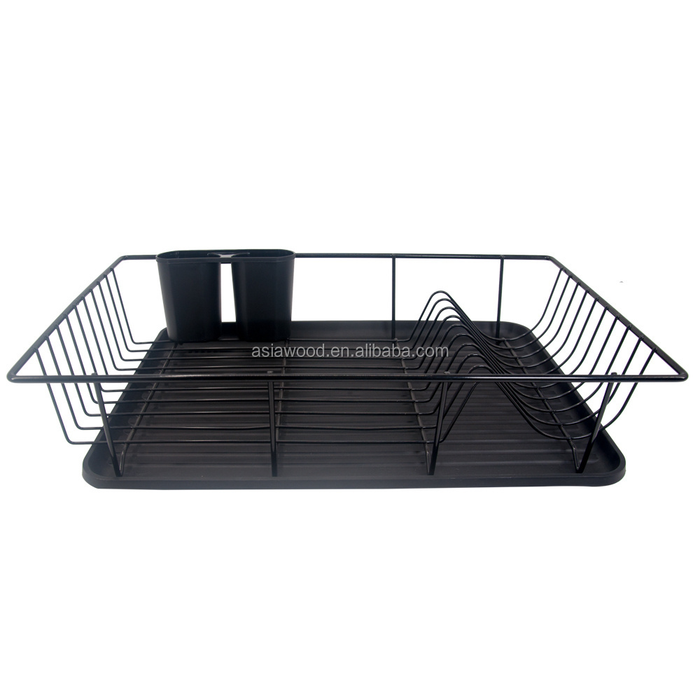 Handle Dish Rack Drainer Holder Style Pp Plastic Kitchen Bamboo New Storage Holders & Racks for Non-folding Rack Stainless Steel