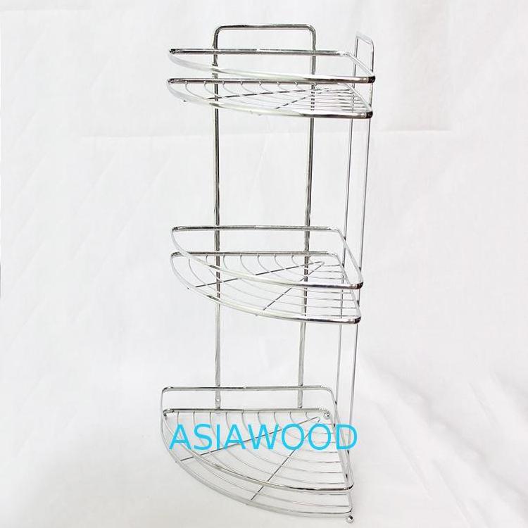 Best quality shower bathroom corner rack metal wall hanging shampoo caddy