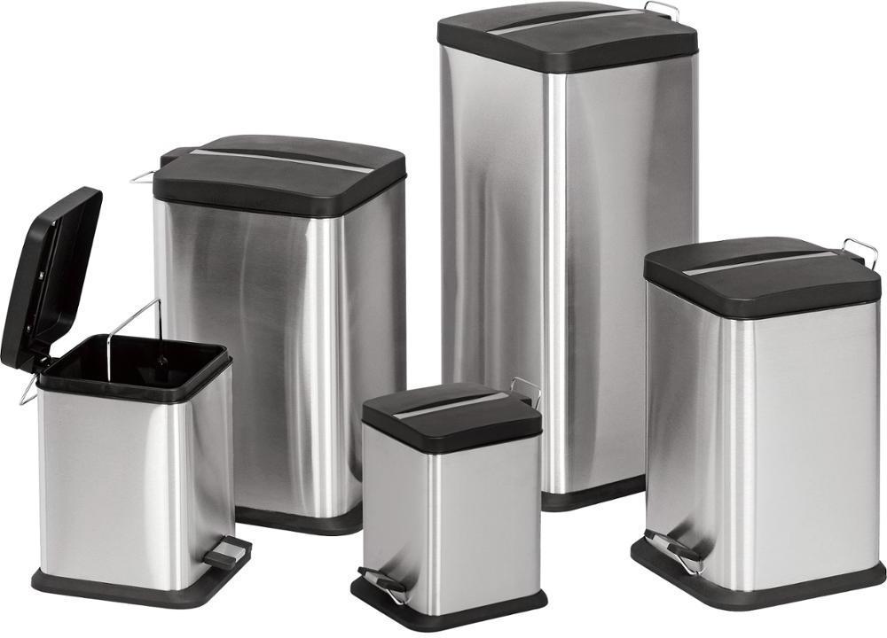 3 5 12 20 30 Liter Stainless steel foot Pedal Bin waste bin