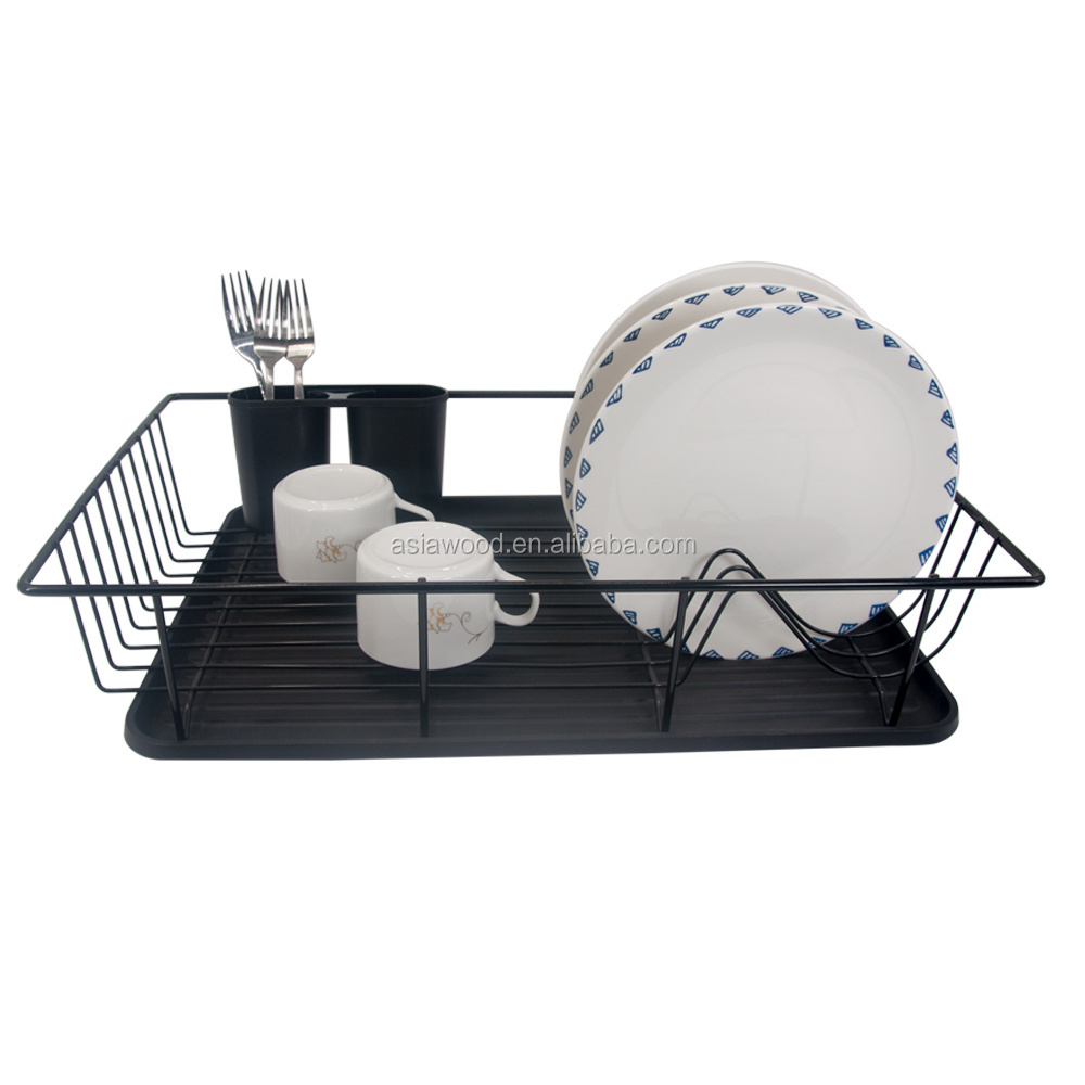 Handle Dish Rack Drainer Holder Style Pp Plastic Kitchen Bamboo New Storage Holders & Racks for Non-folding Rack Stainless Steel