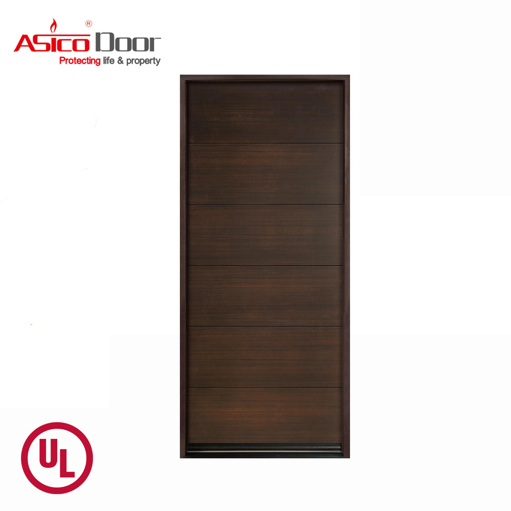 Commerical exterior wooden fire proof and sound proof door in China