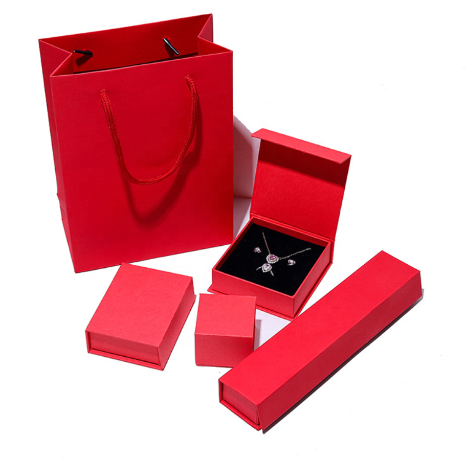 Custom Luxury Jewelry Box paper Gift Jewelry Packaging Box for Ring Necklace Jewelry Packing