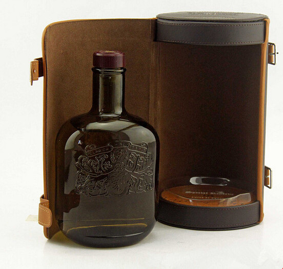 Cylindrical wine boxes high quality pu leather wine gift boxes