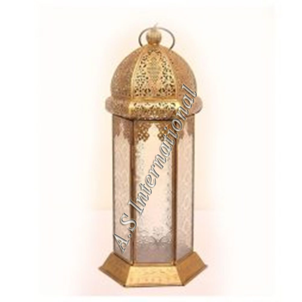 New Design Moroccan Wholesale Decorative Designer Handmade Unique Metal with colourful Glass Decoration Home Moroccan Lantern