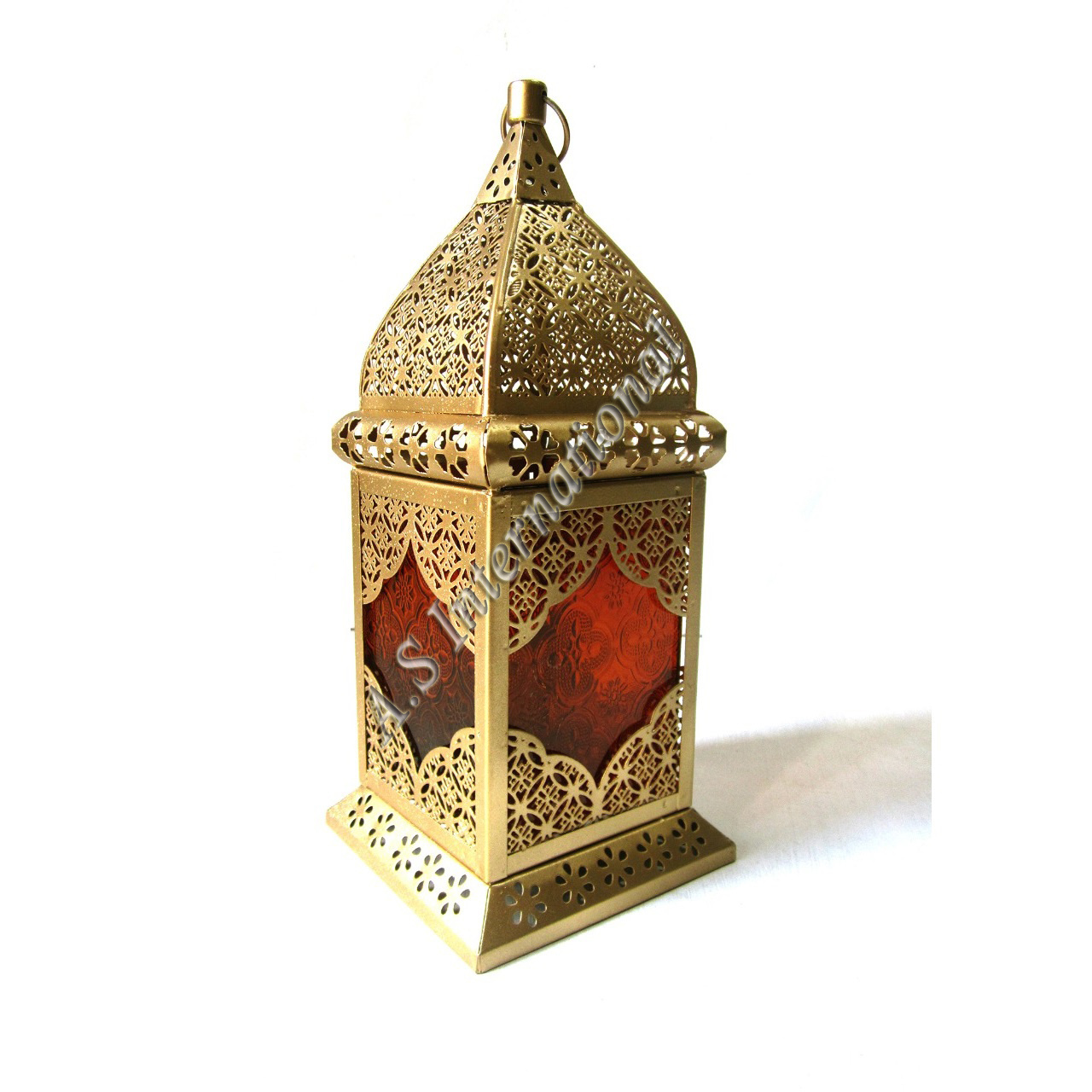 New Design Moroccan Wholesale Decorative Designer Handmade Unique Metal with colourful Glass Decoration Home Moroccan Lantern