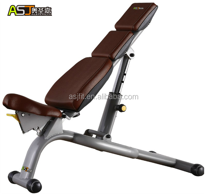 gym free strength trainer equipment Adjustable Bench for bodybuilding/ ASJ-A034