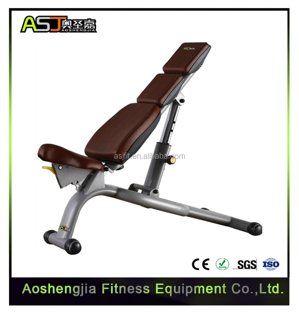 gym free strength trainer equipment Adjustable Bench for bodybuilding/ ASJ-A034