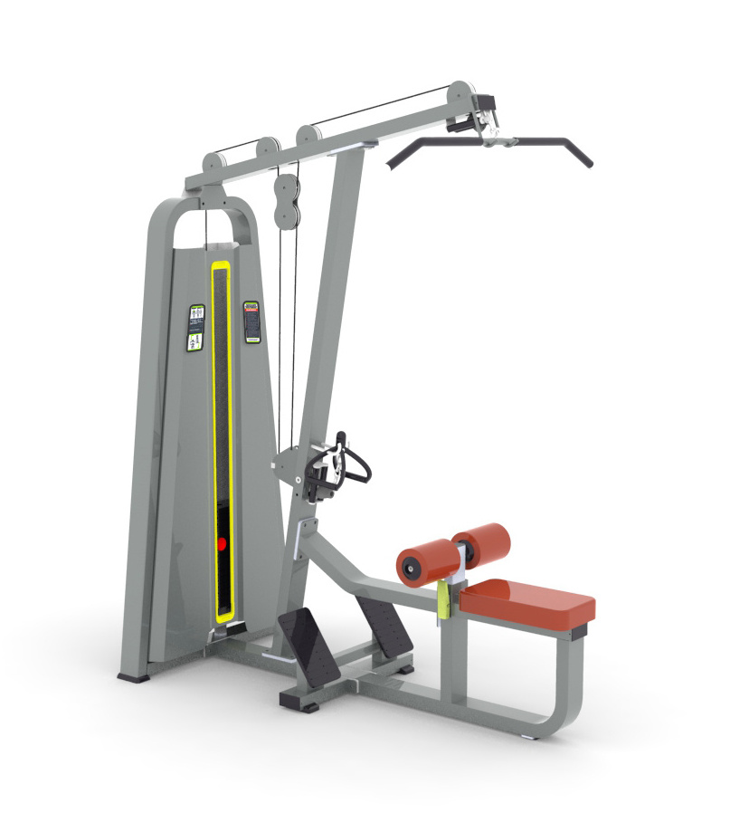 China commercial fitness equipment Lat pulldown & Low seated row gym machine