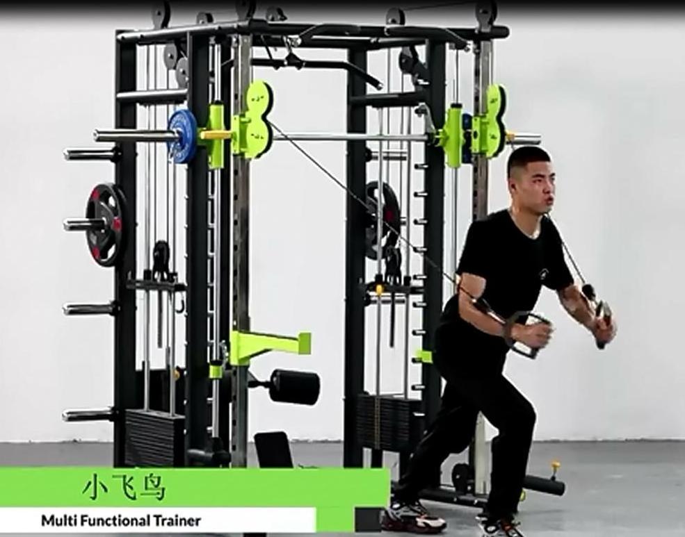 Top Quality Cheap Price Commercial use gym equipment Multifunctional Power Cage Squat Rack Smith Machine