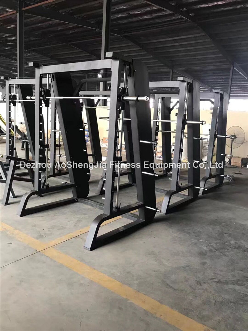 ASJ-S822  high quality Fitness Commercial Use Smith Machine professional exercise gym equipment manufacturer smith machine