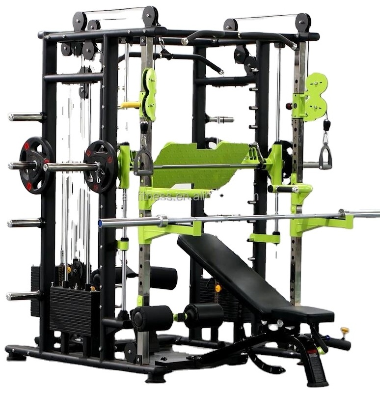 Top Quality Cheap Price Commercial use gym equipment Multifunctional Power Cage Squat Rack Smith Machine