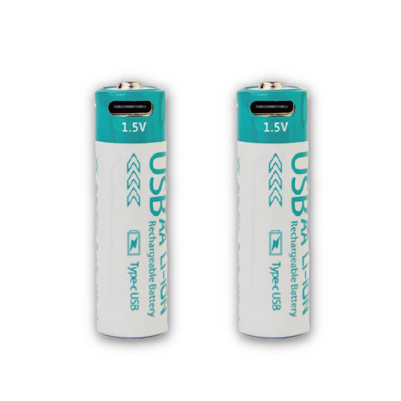 Selected Quality Materials High Quality Usb C Rechargeable Battery 1.5V Double A Battery Lithium 1.5V Recharge