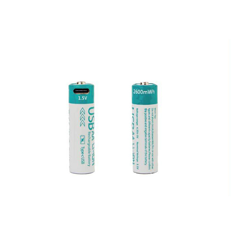 Selected Quality Materials High Quality Usb C Rechargeable Battery 1.5V Double A Battery Lithium 1.5V Recharge