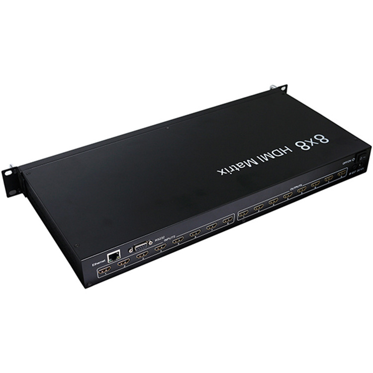 OEM ODM 8 Input 8 Output  Video Switch Splitter 1080P 3D Matrix HDMI 8x8 HDMI Matrix Switcher