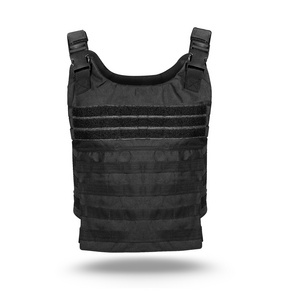 Molle Vest Plate Carrier Protective 1000D Nylon Wear Resistance Front Map Pockets Tactical Vest