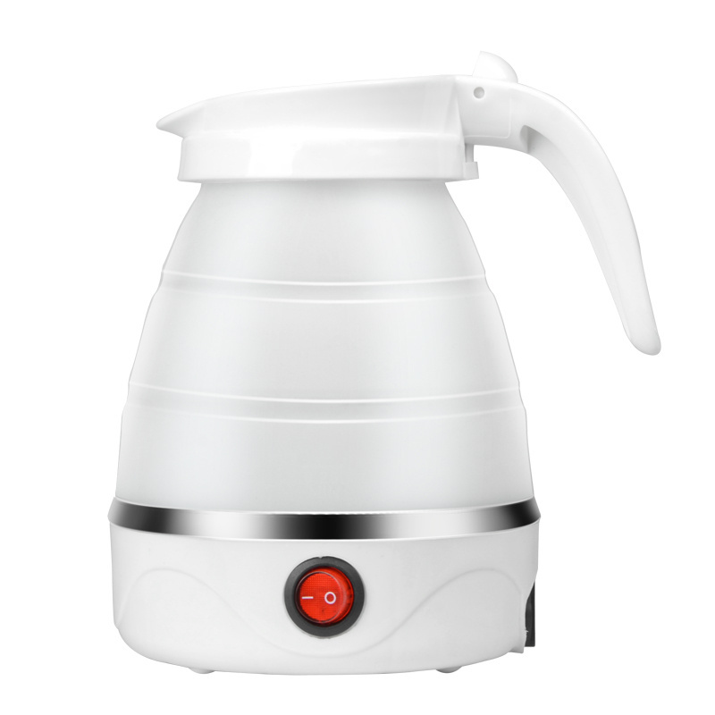 Hot sale 0.6L Portable Electric Silicone Foldable Travel Kettle Water Boiler for Camping Outdoor.